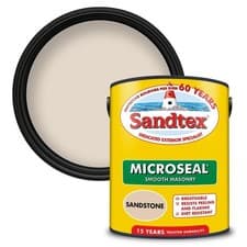 Image of Sandtex Ultra Smooth Exterior Masonry Paint - Sandstone - 5 Litre