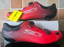 Image of SIDI SCARPE SIXTY CARBON ROAD CYCLING SHOES SIZE 48 RED/BLACK BN IN BOX BNWTAGS