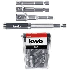 Image of kwb 120090 Bit set 23-piece chromium-vanadium steel practical box