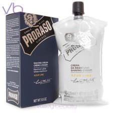 Image of PRORASO Single Blade Shaving Cream Azur Lime, Wood Spice, Cypress Vetyver, 275ml