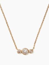 Image of New Kate Spade Bright ideas mini pendent in Rose Gold