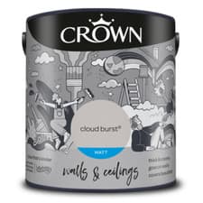 Image of Crown Matt Emulsion Paint Cloud Burst 5L Breatheasy 99% Solvent Free