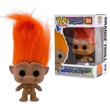 Image of Good Luck Trolls With Real Orange Hair Funko Pop! #04 Vinyl Figure New In Box