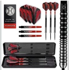Image of Harrows Predator 90% Tungsten Steel Tip Darts Set 25g 