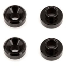 Image of Associated Aluminium Servo Washers Black (4)