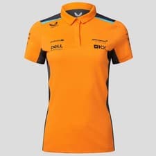 Image of McLaren F1 Team Ladies Polo Shirt 2023 Orange