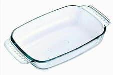 Image of Pyrex Roaster Glass Dish Optimum Rectangular High Resistance Grip 34cm, 2.6L