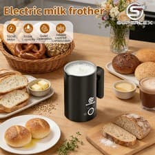 Image of SUPERLEX 4in1 Milk Frother/Steamer &Warmer for Frothy Hot Chocolate Coffee Latte