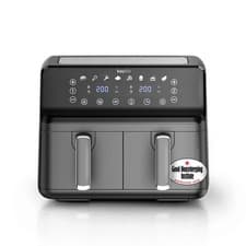 Image of Keplin 9L Dual Zone Air Fryer 8 in1 Cooking Functions 2700W Energy Saving Cooker