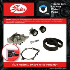 Image of Timing Belt & Water Pump Kit fits CITROEN RELAY 2.0D 2.2D 2015 on Set Gates New