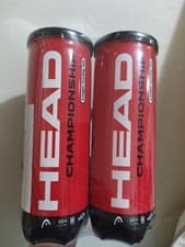 Image of Head Championship Tennis Balls 2× 3 Pack. Brand New. UK Only