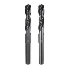 Image of 2pcs 35/64" Twist Drill Bits M35 High-Speed Steel HSS Round Shank 6" Long