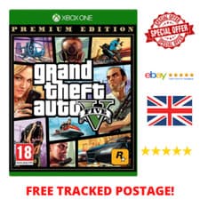 Image of New Grand Theft Auto V 5 Premium Edition Xbox One Incl GTA 5 Online UK PAL Game