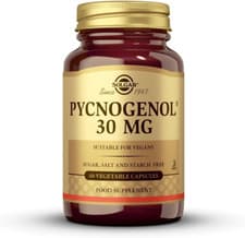 Image of Solgar Pycnogenol 30Mg Vegetable Capsules - Pack of 60 - Vitamin C - Derived fro