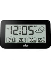 Image of Braun BC13BP digital alarm clock w. weather station