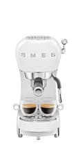 Image of Smeg ECF02CRUK Espresso Coffee Machine with Steam Wand - Cream - Retro new