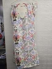 Image of NUTCRACKER BALLET Christmas Dreamy Cotton Gauze Reverse Throw Blanket NWT 50"×70