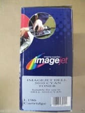 Image of NEW Dell 3010 ImageJet Cyan Toner Cartridge L196