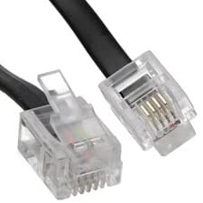 Image of RJ11 ADSL Router Cable Telephone Lead For BT/SKY/PlusNet Broadband Phone Lot
