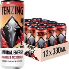 Image of TENZING Natural Energy Drink, Plant Based, Vegan, & Gluten Free Drink, Pineapple