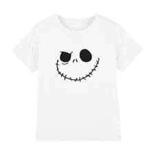 Image of Nightmare Before Christmas Jack Skellington Smile Face Kids T-Shirt 3-8 Years