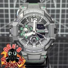 Image of Casio G-Shock GRAVITYMASTER GA-1100 Black Green Grey Analog-Digital GA-1100-1A3