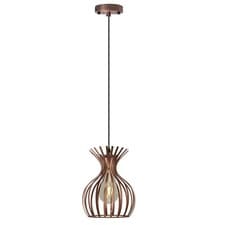 Image of Vintage Ceiling Pendant Light 1-3 Head LED Lamp Cage Shade E27 Living Room UK