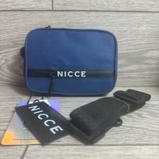 Image of Nicce London Cross Body Bum Bag ingo navy reflective