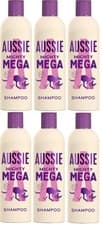 Image of Aussie Mighty Mega Shampoo for All Hair Types 300 ml Pack of 6