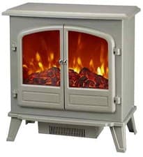 Image of Focal Point Weybourne Traditional 1.85kW Matt Sage grey Electric Stove