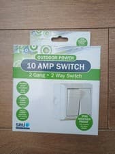 Image of 5no. SMJ Electrical 2 Gang 2 Way IP66 External 10AMP Switches