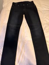 Image of Men’s GStar 3301 Slim Jeans 32W 32L Dark Aged