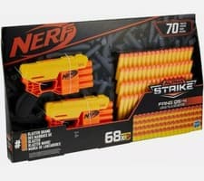 Image of Nerf Alpha Strike Fang QS-4 70 Pieces Blaster brand superset Hasbro Dart Gun