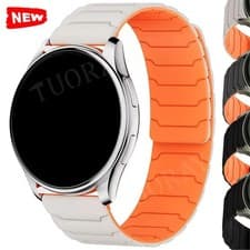 Image of 20mm 22mm Magnetic Silicone Watch Strap Quick Release Band for Garmin SmartWatch