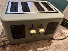 Image of Cello TR186 Digital 4 Slice Toaster Wide Slots Bagel *RIGHT SLOT NOT WORKING*