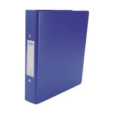 Image of Elba A5 Ring Binder 2 O-ring 25mm 250 Sheets Blue Pack of 10 (100082443)