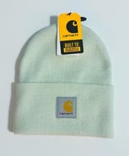 Image of Carhartt A18 Knit Cuffed Beanie One Size NEW Patch Logo Adult Unisex