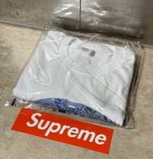 Image of Supreme 30th Anniversary “First Tee” White XL Extra Large New In Hand Fast Post