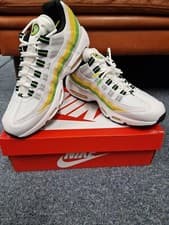 Image of Nike Air Max 95 Essential Black/White - Green Apple UK Size 8.5