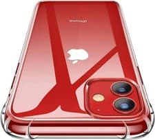 Image of iPhone 12 Pro Max 11 SE XR XS 7 8 Plus Clear Case Two Tempered Glass Protectors