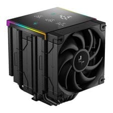 Image of DeepCool AK620 Digital Pro CPU Cooler, Black, 2x 120mm Fan, Dual Tower, ARGB, 6x