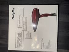 Image of Babyliss Expression 2000 Hair Dryer Red Made in Italy Limited Edition