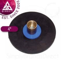 Image of Wilsons Rothenberger Rubber Plunger for Drain Rods│Universal Fitting│Black│4"