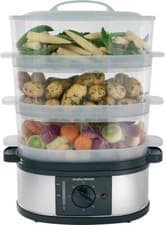 Image of Morphy Richards 3 Tier Food Steamer, 750W, Large 9L Capacity, 48755