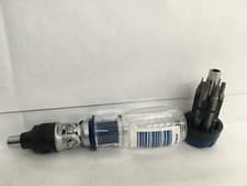 Image of Draper 180° Swivel Jointed Ratchet Screwdriver and 13-Piece Bit Set 40855 Sealed