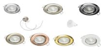 Image of ALFA Recessed Ceiling Spot Light Fixed Mains Downlight Fitting GU10 LED 5W