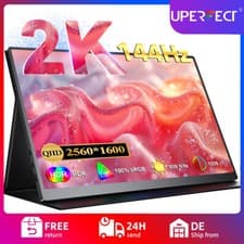 Image of 16" 144Hz Monitor 2560*1600 2K 16:10 Portable Monitor Gaming Monitor for PS Xbox