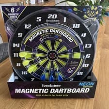 Image of Magnetic Dartboard Neon Edition -With 6 Darts For Team Play- NEW