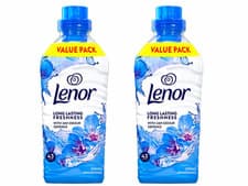 Image of 2 X LENOR LIQUID FABRIC CONDITIONER 43 WASHES SPRING AWAKENING 1.419L