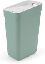 Image of CURVER 30L Green Recycling Bin with Lift Top Lid, Made from 100% Recycled Plasti